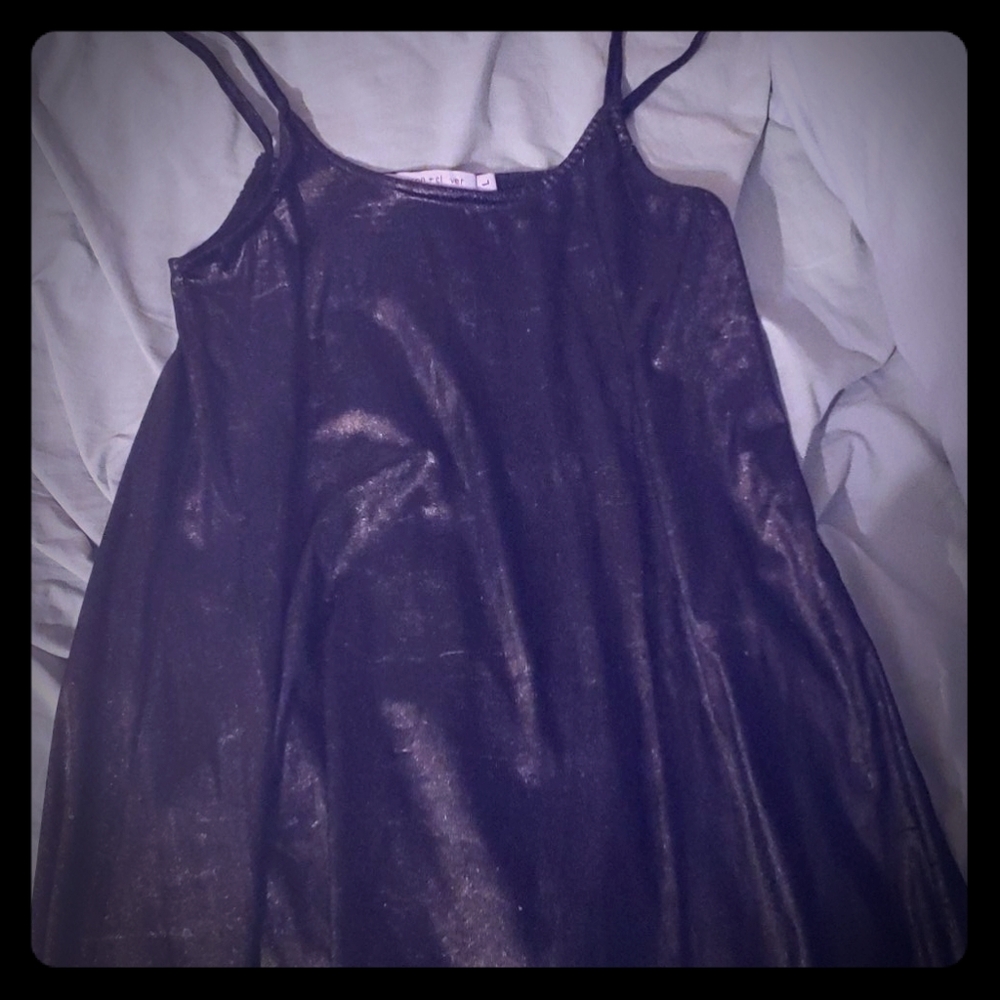 Velvet slip dress